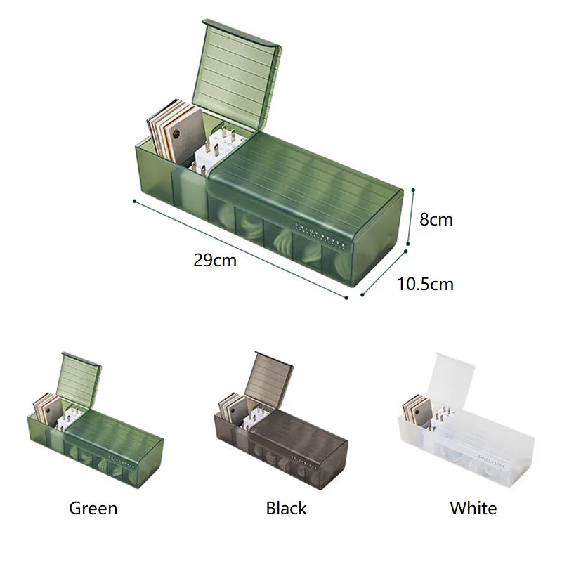 Cable Storage Box Dustproof Power Cable Storage  Wire Manager  Desktop Charging Cable Collect Box