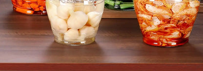 Traditional Fermenting Kit Crock with Water Seal Airlock Lid, for Pickles Kimchi Sauerkraut,Glass Jar with Lid Fermentation Jar