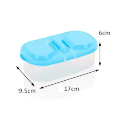 1PC Healthy Plastic Food Container Portable Lunch Box Capacity Camping Picnic Food Fruit Container Storage Box for Kids Dinnerw
