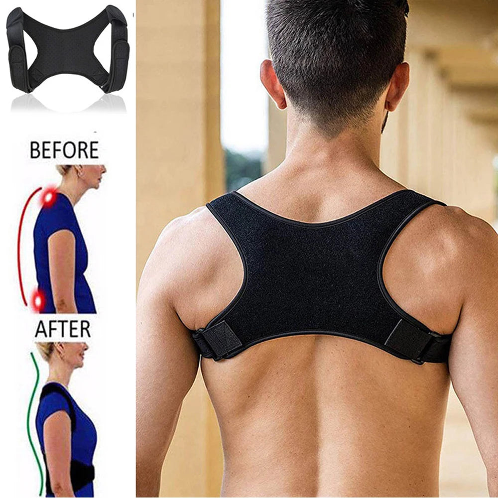 1PCS Posture Corrector for Women Men,Comfortable Posture Trainer for Spinal Alignment Posture Belts,Adjustable Back Straightener