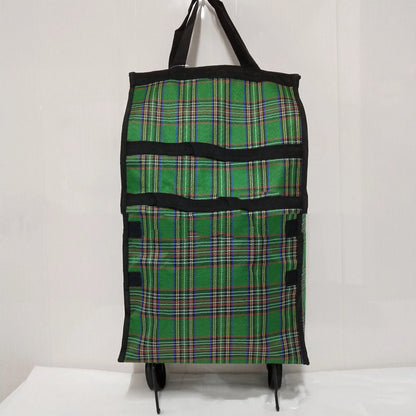 Portable Folding Reusable Shopping Bags Small Pull Cart Buy Shopping On Wheels Bags Buy Fruit Vegetables Bag Food Organizer