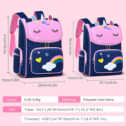 New elementary school students schoolbag shoulders backpack 6-12 years old one, two, three, four, five, six grades waterproof le