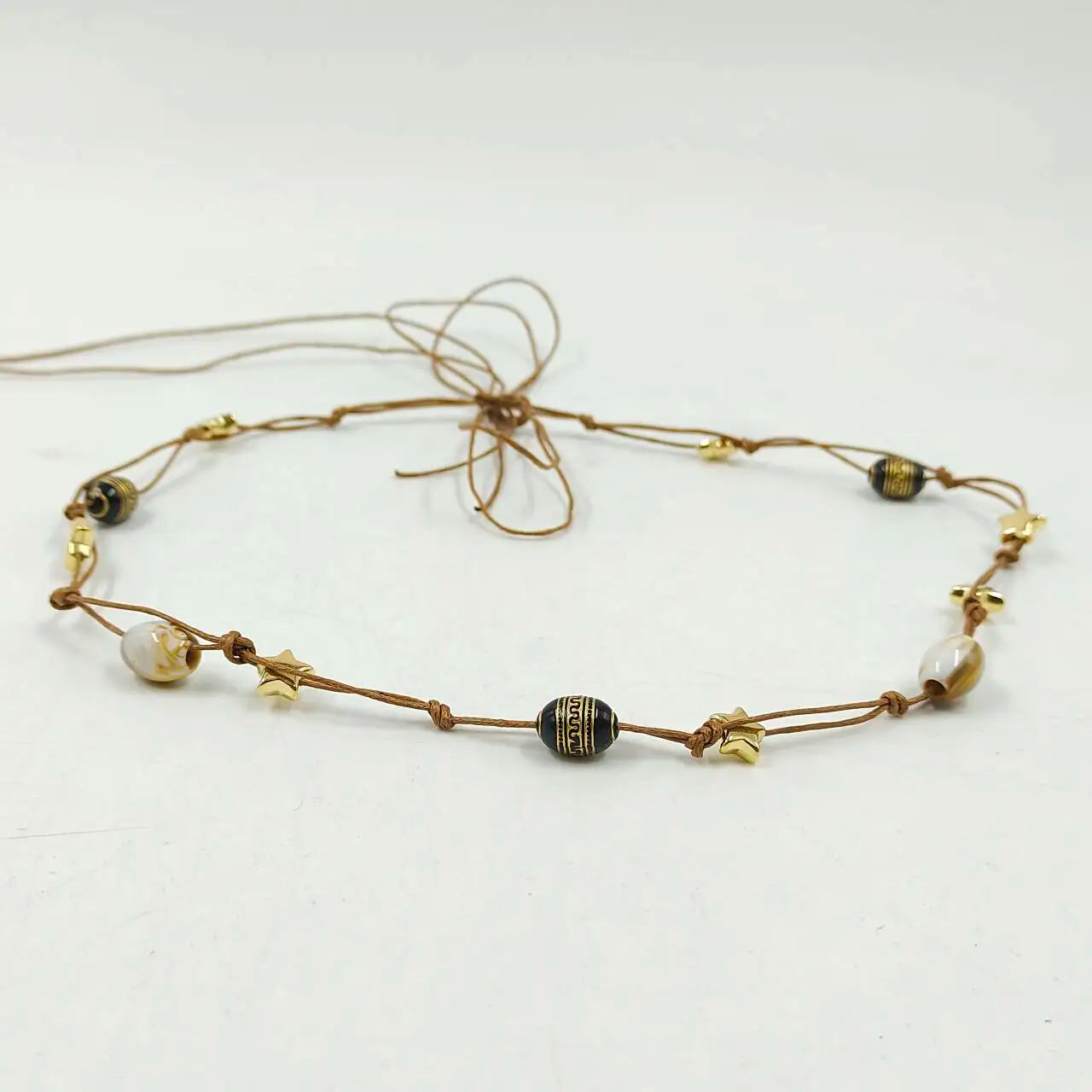 2024 Hat Band Accessories Handmade Beaded Chain Straw Hat Accessories Men Women Hat Band Decorative Soft Hat Fashion Accessories