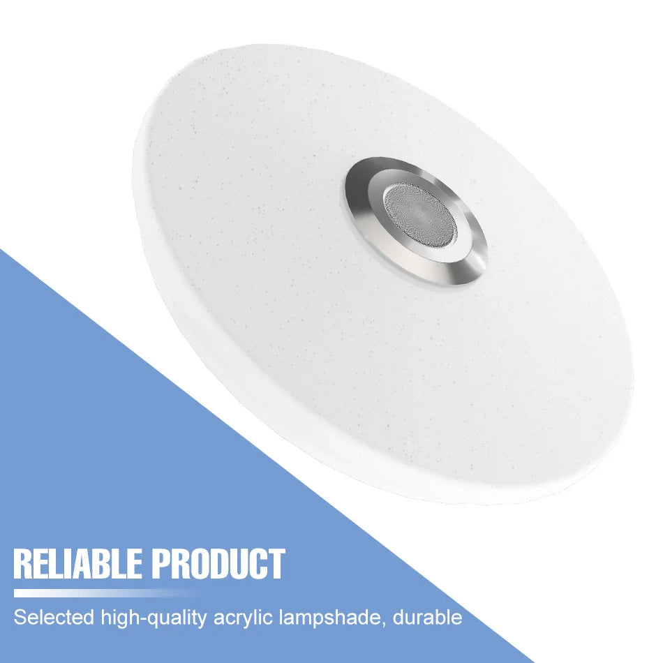 RGB Smart Ceiling Light LED Interior Home Decorative Light 42W 60W 220V Luster Dimming Remote Control WIFI Bluetooth Living Room