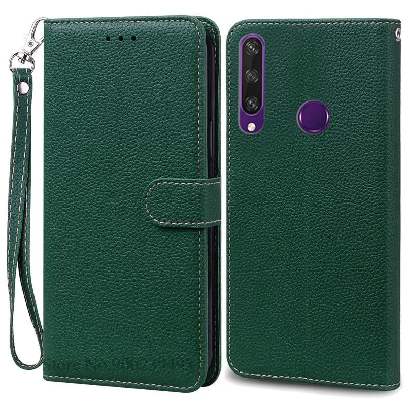 For Huawei Y6P Case Leather Wallet Flip Case For Huawei Y6p Case MED-LX9N Soft Full Cover Coque Fundas for Huawei Y6P Case