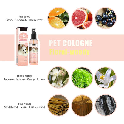 Pet Odor Eliminator Spray Dog Liquid Fragrance Body Odor Removal Smell Great Long Lasting Clean Deodorant Cat Liquid Perfumes