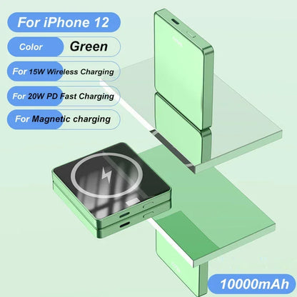 10000mAh Wireless Power Bank PD20W Magnetic poverbank For Magsafe Phone Battery iPhone 12 13 14 15 16 Pro Max Plus Mini Pover