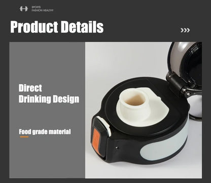 1800Ml Large Sports Plastic Water Bottle with Straw Lid Lock for Hydration, Gym Workouts, Outdoor Fitness, Travel, Camping