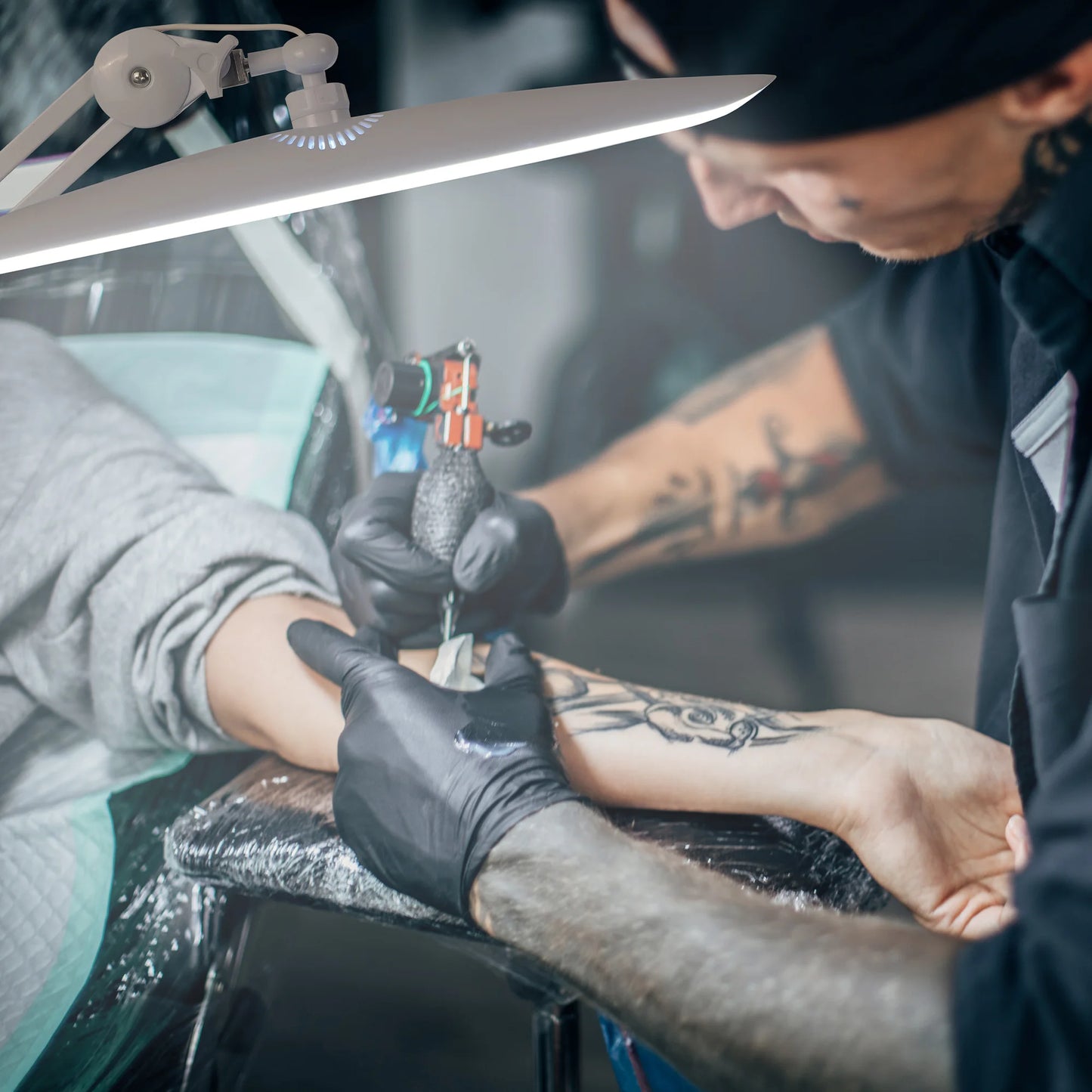 LED Task Lamp,24W Super Bright Desk Lamp,117 Pcs SMD LED,4 Level Brightness,Dimmable,Task LED Light for Home,Office,Workbench