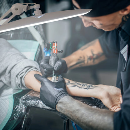 LED Task Lamp,24W Super Bright Desk Lamp,117 Pcs SMD LED,4 Level Brightness,Dimmable,Task LED Light for Home,Office,Workbench