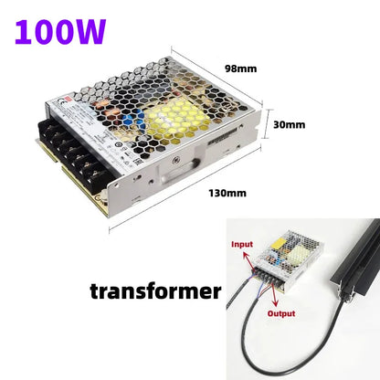 Magnetic Track Light Grille Flood Lamp Modern Embedded Flexible Linear Fixture LED Spotlight DC48V Ceiling Indoor Living