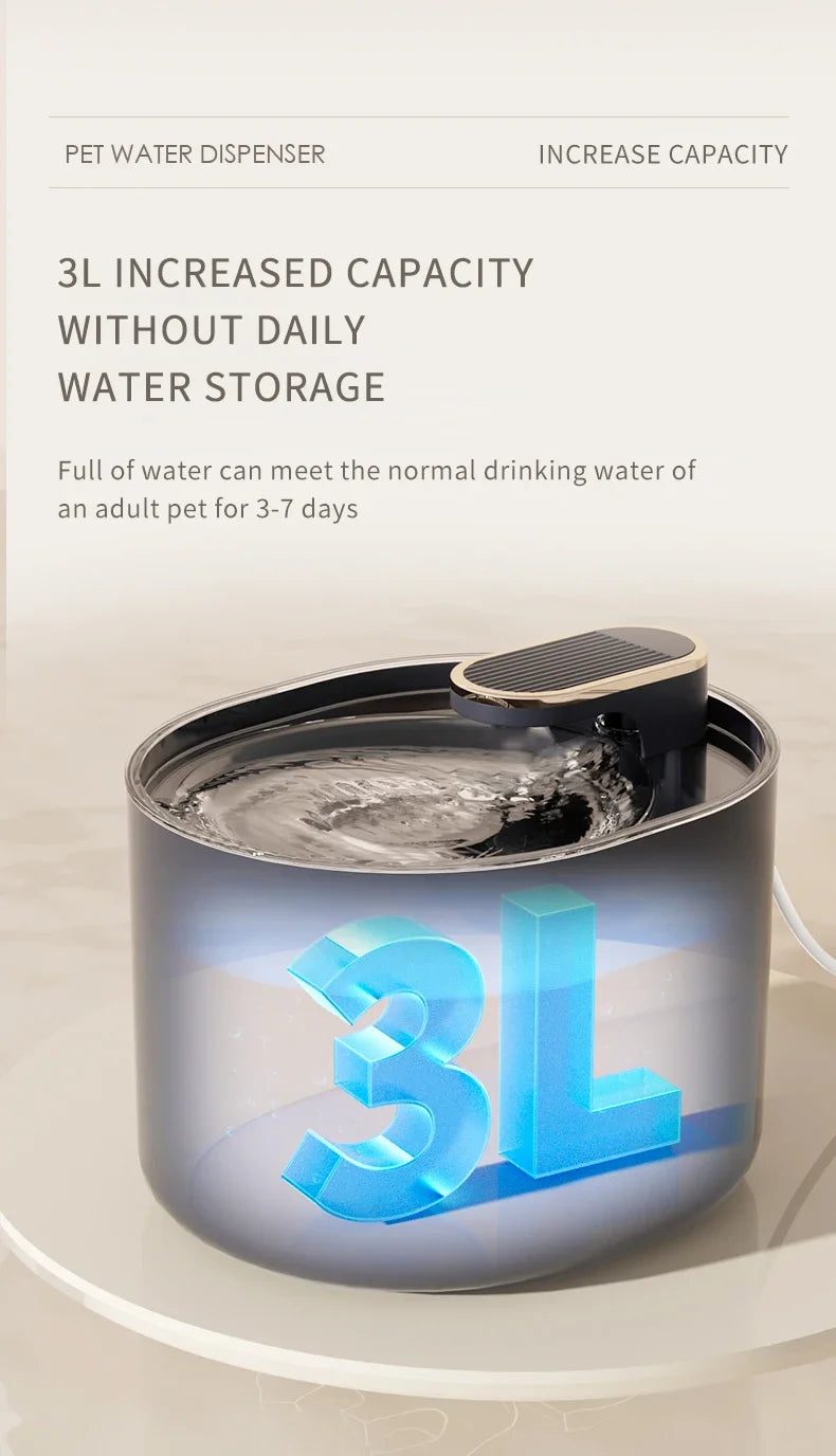 Pet Cat Water Fountain Automatic Cat Drinking Fountain USB Charge Electric Feeder Pet Water Dispenser for Cat Supplies