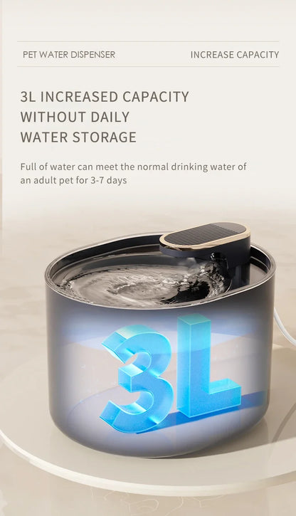 Pet Cat Water Fountain Automatic Cat Drinking Fountain USB Charge Electric Feeder Pet Water Dispenser for Cat Supplies