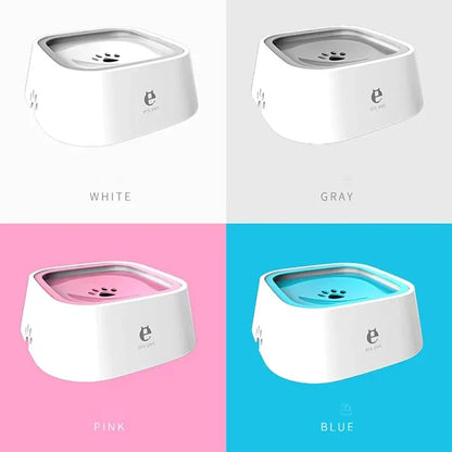 Pet Water Bowl Anti Spill Dogs Slow Feeder Dish No Spill Dogs Cats Vehicle Floating Bowl Portable Slow Water Feeder Easy Clean