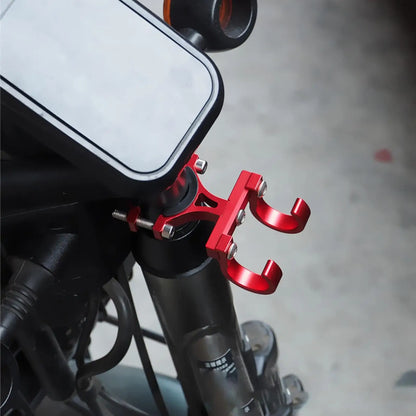 Electric Scooter Hooks Simple Bike Shelf Tube Storage Hanger Buckle Hooks Hooks Ebikes Portable Double Metal Helmet Rack