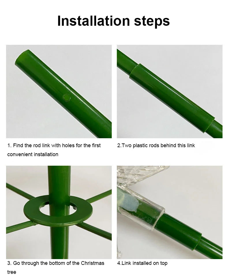 Christmas Solar Light LED Luminous Christmas Tree Ornament Outdoor Waterproof Decorative Lamp String Festival Garden Decorations