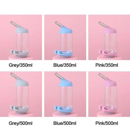 350/500ml Automatic Drinking Water Fountain Pet Dog Guinea Pig Squirrel Rabbit Licking Hanging  Water Feeder Bottle