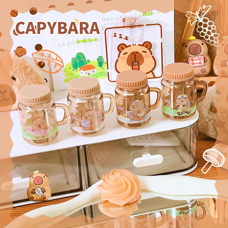 kawaii stationery supplies bar teacher accessories school useful cute capybara cup pencil Sharpener aesthetic school supplies