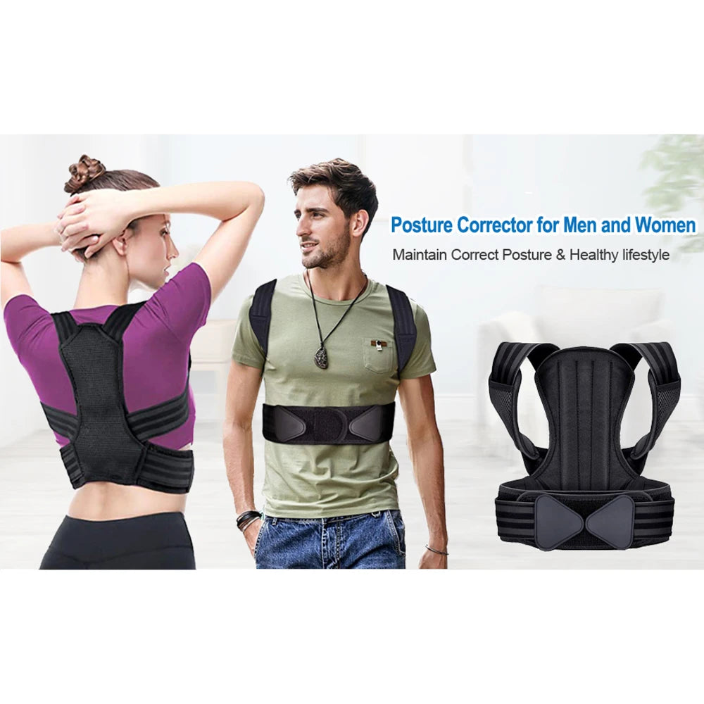 Posture Corrector for Men and Women, Back Brace for Posture, Adjustable and Comfortable, Pain Relief for Back,Shoulders,Neck