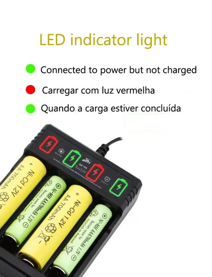 Original Rechargeable Battery1.2V AA4800mAh+AAA3800mAh+Charger for Computer Clock Radio Video Game Digital Camera AA AAAbattery