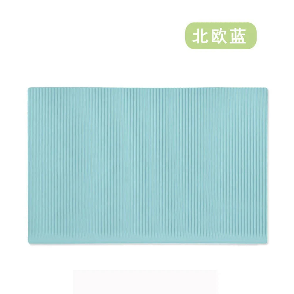 Silicone Refrigerator Liner Square Drawer Mat anti-slip Anti-mildew Refrigerator Compartment Protection Cuttable Mat