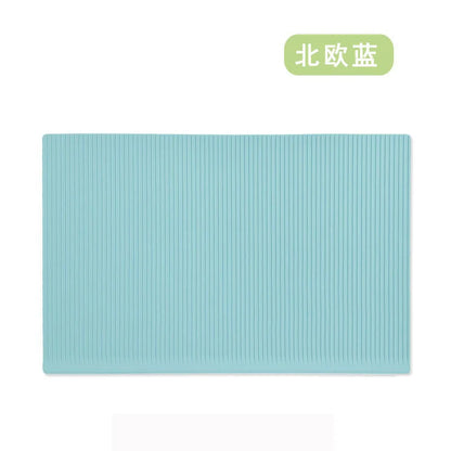 Silicone Refrigerator Liner Square Drawer Mat anti-slip Anti-mildew Refrigerator Compartment Protection Cuttable Mat