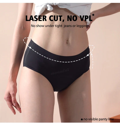 Menstrual Panties for Women Seamless Period Panties Leak Proof Menstrual Briefs Heavy Absorbent Underwear Culotte Menstruelle