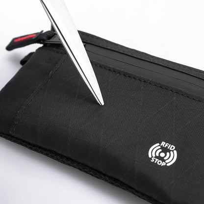 RFID Blocking Anti-Theft Slim Wallet - Compact Card Holder & Coin Purse for Men Women, Travel Essentials, NFC Protection