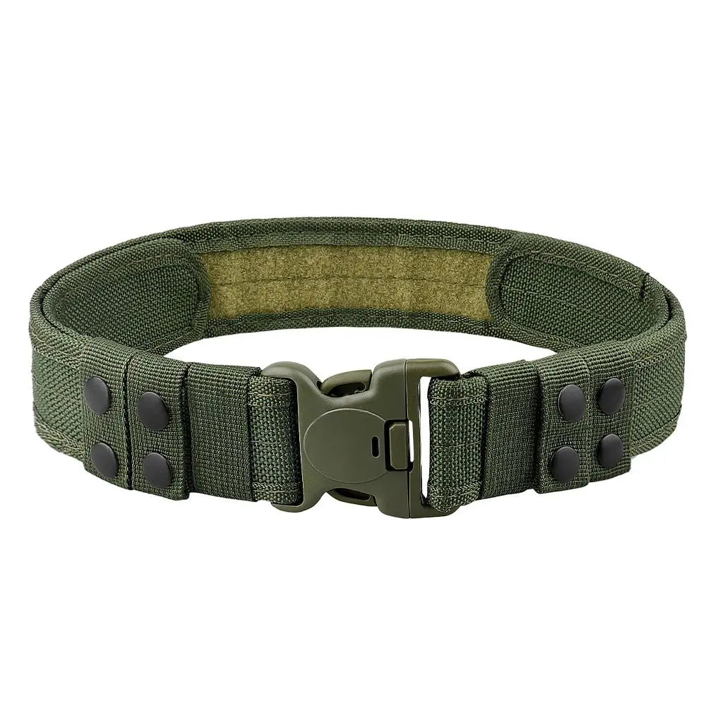 Men's Belt Outdoor Camouflage Tactical Belt Oxford Cloth Belt Mountaineering Belt Nylon Wide Waist Belt Work Belt Neutral Belts