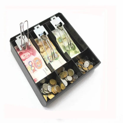 Money Counter Case Store for Cash register box 3/4/5compartments Cashier Box Cash Register Box Coin Drawer box Cash Drawer Tray