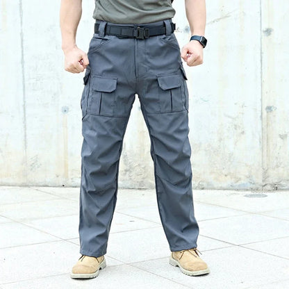 Casual Man Pants Multi-Pocket Tactical Cargo Pants Wear-resistant Combat Men's Cargo Pants Hiking Joggers Trousers