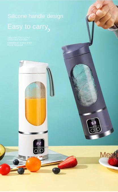 Household  Mixer Machine Portable Blender Crushed  Electric Juicer With 3 Speed 450ML Large Capacity Digital Display Juice Cup