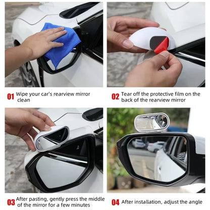 360 ° adjustable interior rearview mirror, wide-angle high-definition blind spot mirror, baby observation mirror car accessories