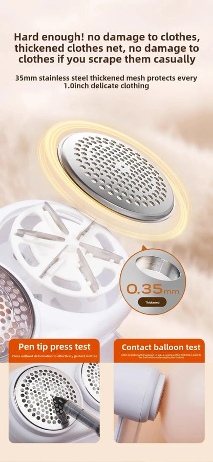 Electric Lint Remover Rechargeable Lint Remover Clothes Sweater Defuzzer Intelligent Digital Display Lint Shaver Trimmer