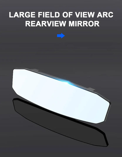 SEAMETAL Wide Angle Convex Rearview Mirror Anti Glare Car Interior Rear View Baby Child Seat Watch Sun Visor Mirror Covers