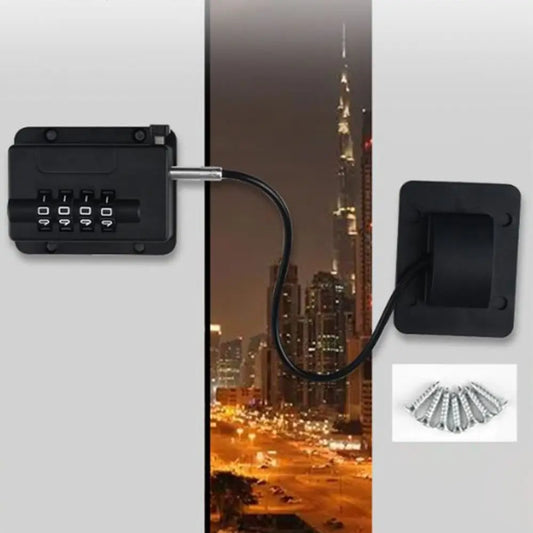 Anti-pinch Hand Baby Safety Lock No Drilling Adjustable Cabinet Lock Child Protection Window Digital Password Lock for Home