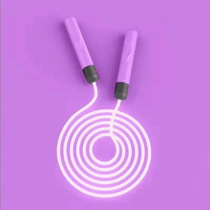 652D Skipping Rope Fitness Adjustable Night Glowing Skip Rope Exercise LED Jump Rope