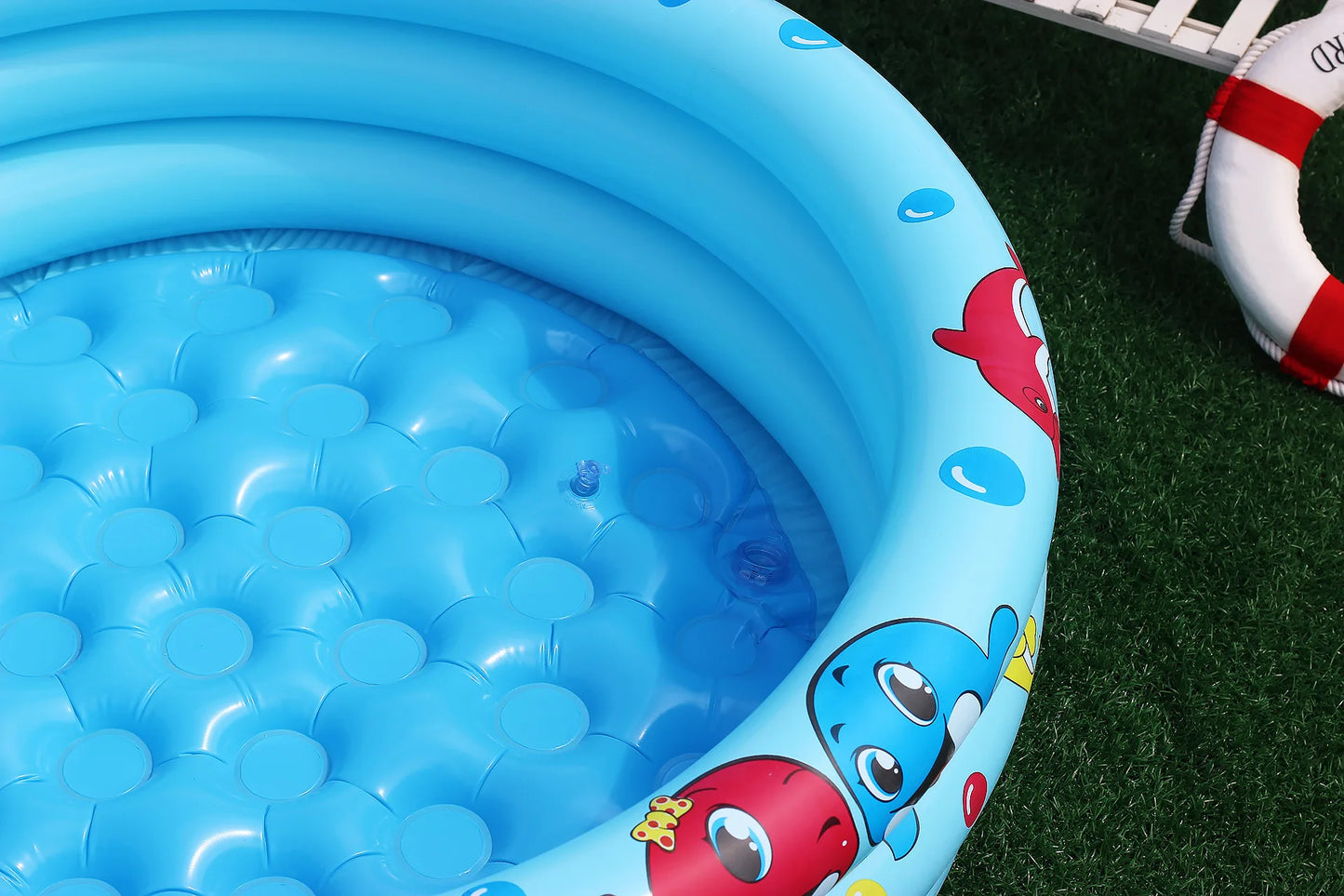 Reusable Inflatable Swimming Pool Double Layer Garden Portable Thickened For Kids Water Toys Party Round Indoor Outdoor Paddling