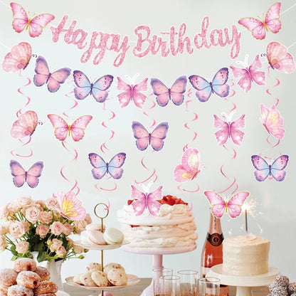 Butterfly Party Snack Tray Butterfly Birthday Party Decoration Kids Girls Birthday Party Supplies Baby Shower Party Decoration