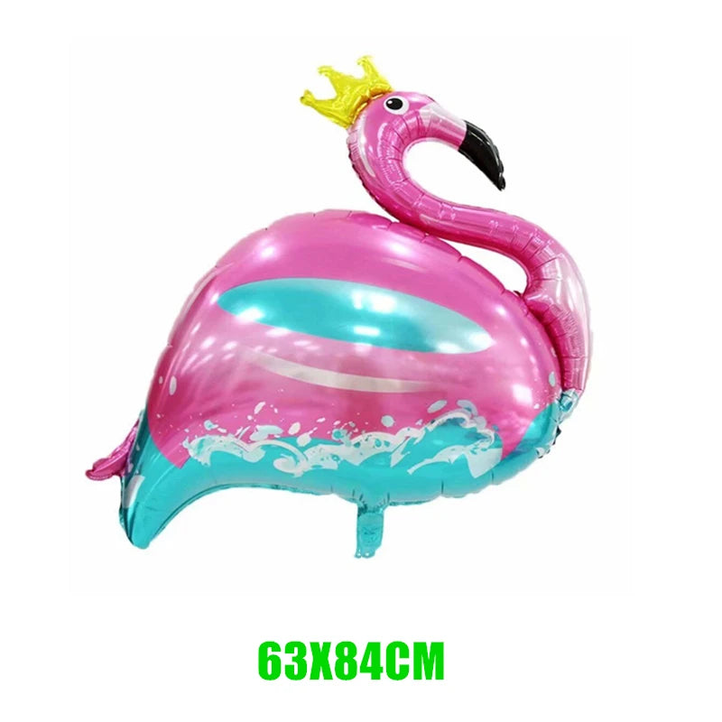 Hawaii Party Decorations Disposable Tableware Hawaii Summer Tropical Party Supplies Flamingo Aloha Birthday Party Decoration