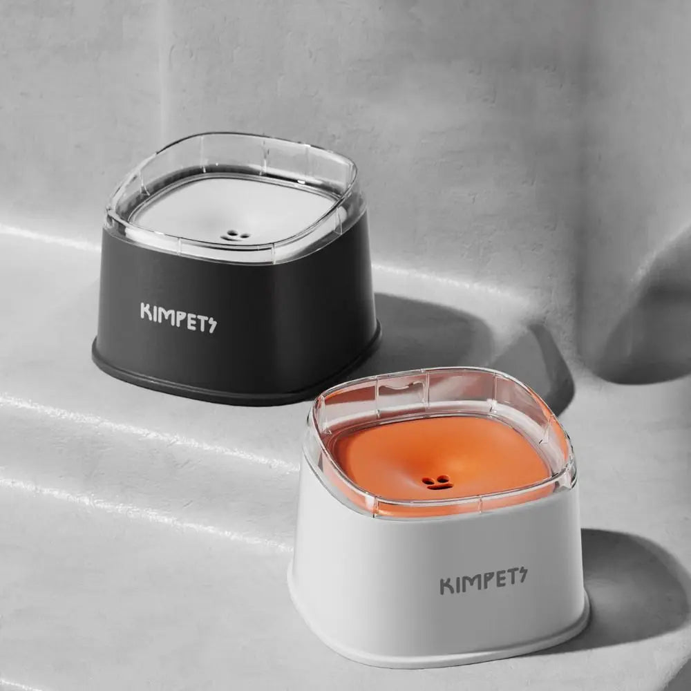 Non-Wetting Mouth Pet Floating Bowl Spill Proof Removable Dogs Slow Drinking Bowl Large Capacity Anti-Tip Pet Water Bowl Cattery