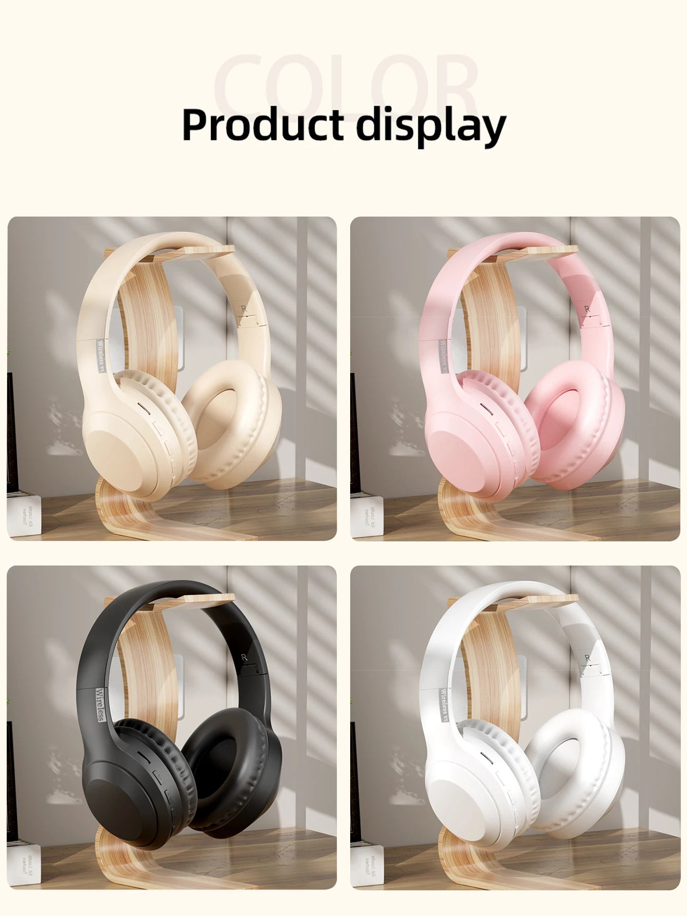 Headset Bluetooth wireless headset, Jerry 5.0, long range, gaming game wireless headset, low latency