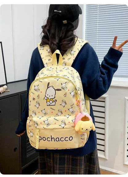 Fashion Student Backpack Cartoon Print Cute Large Capacity Backpack Fashion Student Backpack