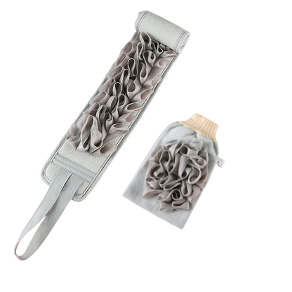 2-in-1 Pullback Towel Strong Rubbing Back Bath Towel Bath Bar Bath Flower Rubbing Mud Home Rubbing Bath Towel