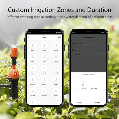 WiFi Sprinkler Controller Automatic Rrrigation Programmer System Garden Houses Farm Watering Timer Remote Control Electric Valve