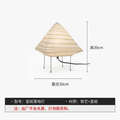 Akari Noguchi Yong Floor lamp Rice Paper Lantern Floor light for Living Room Sofa Bedroom LED Japanese Tripod Floor Lamp