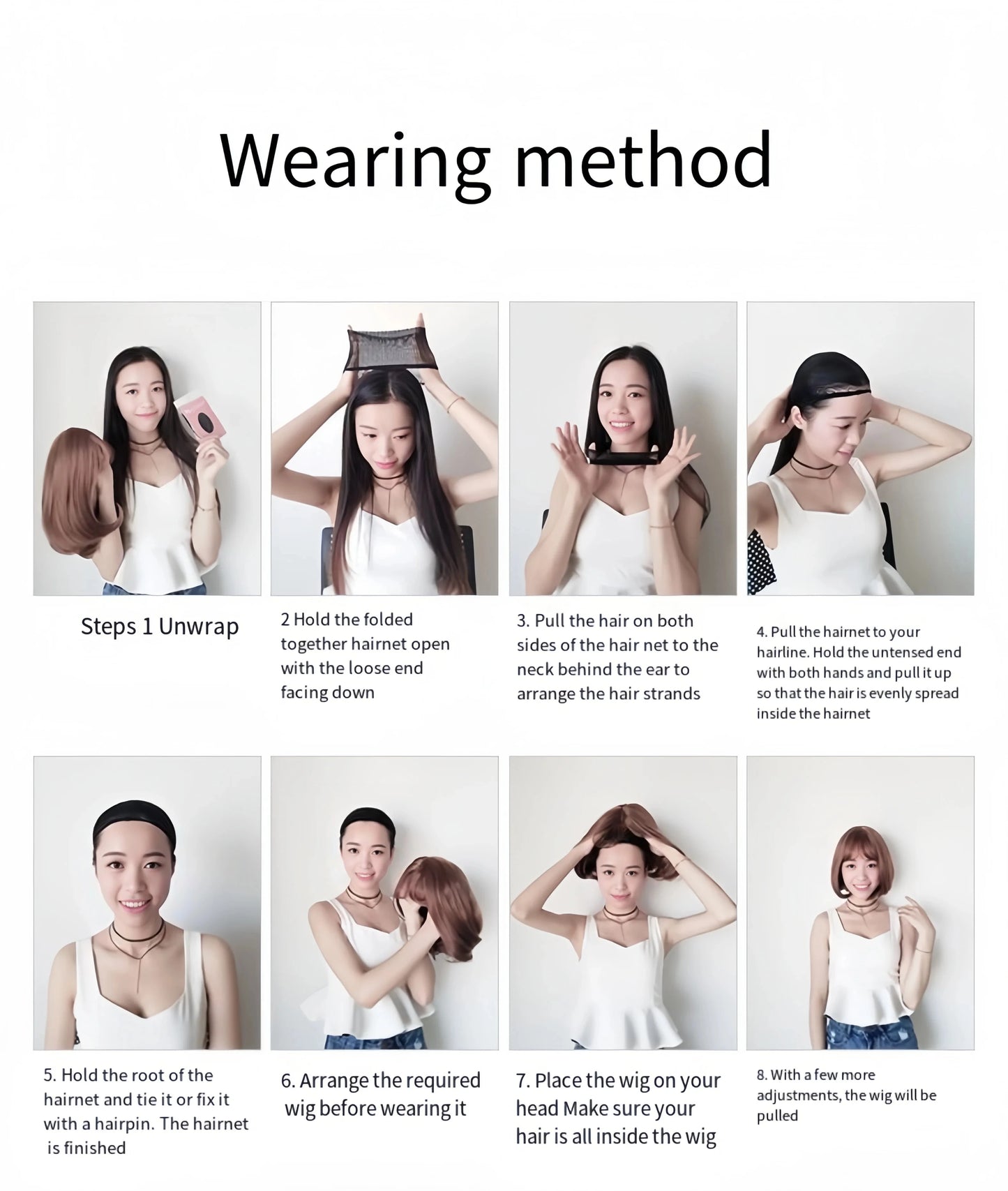 26-inch (about 70 cm) long synthetic hair, dark brown, rose gold, light brown, middle-part curly hair, daily wear, party,