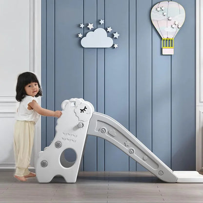 Kids Slide Folding Sheep Slide toy Super Load-bearing 2 Stairs Climber Play Slide for 6 month - 2 years Toddlers Outdoor/indoor