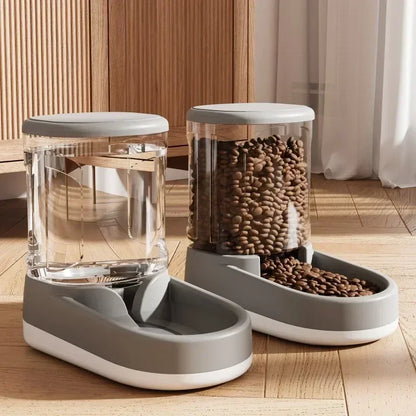 Automatic And Convenient Pet Feeder Water Dispenser Cat Dog Food Bowl Puppy Cat Drinks And Eats Without Plugging In