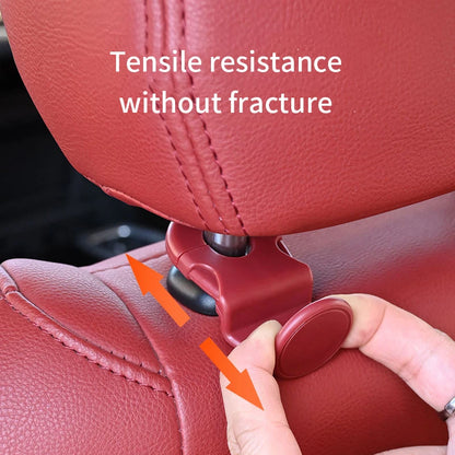 2pcs Universal Auto Seat Headrest Hooks Storage Hanger ABS Car Hook Vehicle Back Seat Organizer Holder Car Interior Accessories